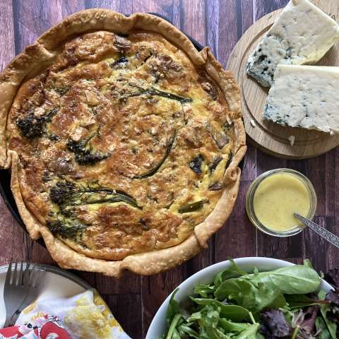 Photo of Cast-Iron Early Springtime Quiche