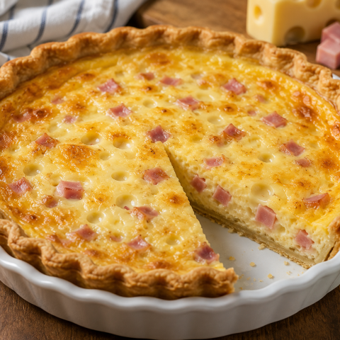 Photo of Ham & Swiss Quiche